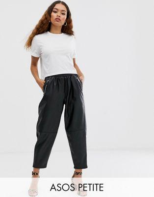 DESIGN Petite PU jogger