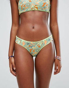 Maaji Reversible Leaf Printed Hipster Bikini Bottoms