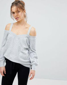 Micha Lounge Cold Shoulder Sweater