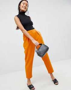DESIGN tailored tapered peg PANTS
