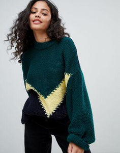 DESIGN chevron sweater