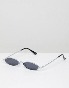 DESIGN small metal oval sunglasses